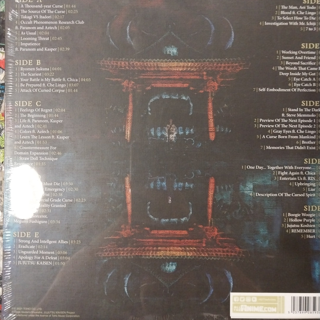 JUJUTSU KAISEN ORIGINAL SOUNDTRACK 5LP DELUXE EDITION