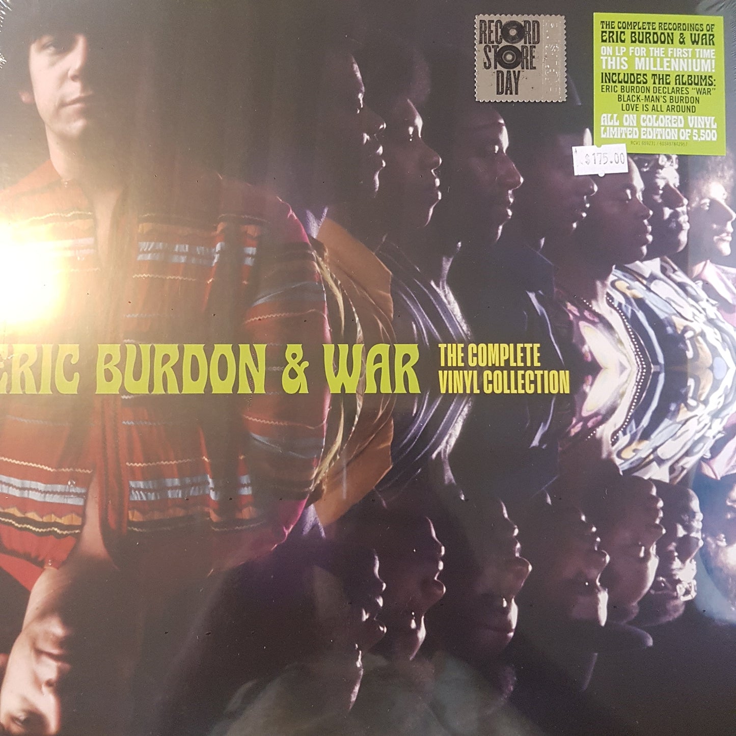 ERIC BURDON AND WAR - THE COMPLETE VINYL COLLECTION (4LP) (COLOURED) VINYL BLACK FRIDAY RSD 2022