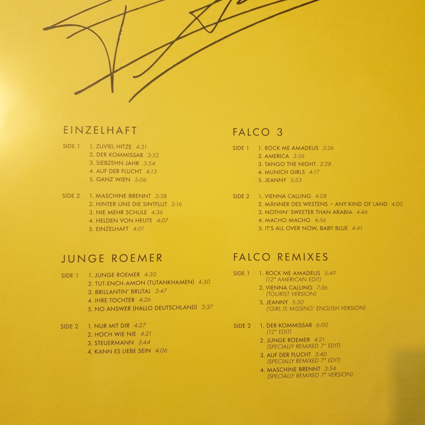 FALCO - THE BOX (COLOURED) (3LPs + 1x 12") BOX SET