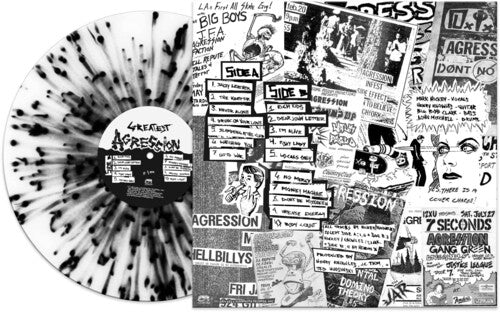 Agression - Greatest - Black/white Splatter