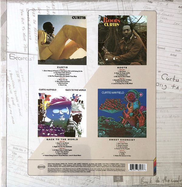 CURTIS MAYFIELD - KEEP ON KEEPING ON (4LP) VINYL BOX SET