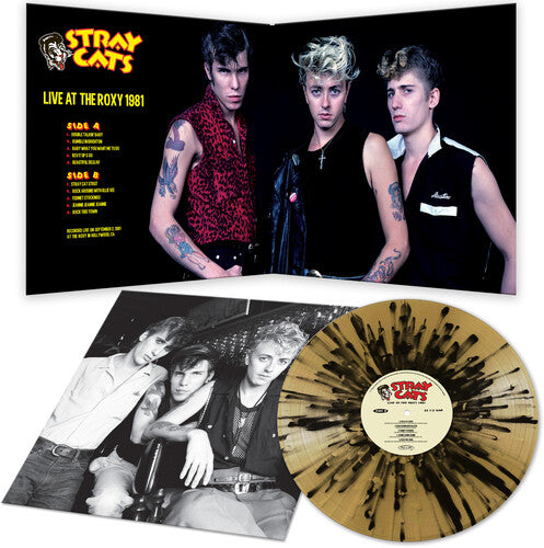 Stray Cats - Live At The Roxy 1981 - Gold/black Splatter