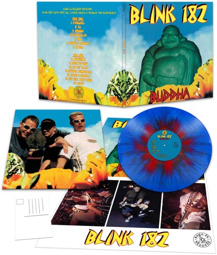 blink-182 - Buddha [Blue/Red Splatter]