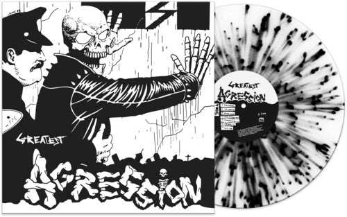 Agression - Greatest - Black/white Splatter