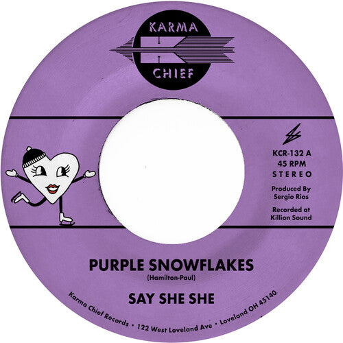 Say She She - Purple Snowflakes / This Wintertime [Purple/Red]