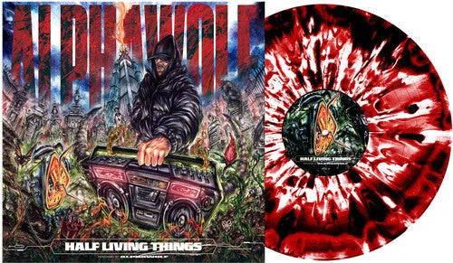 Alpha Wolf - Half Living Things - Red Black & White Corona
