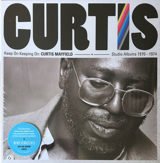 CURTIS MAYFIELD - KEEP ON KEEPING ON (4LP) VINYL BOX SET
