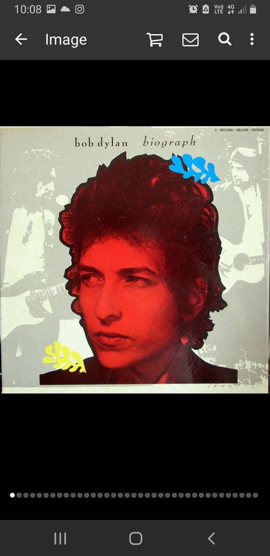 BOB DYLAN - BIOGRAPH (5LP) (USED VINYL 1985 DUTCH M-/EX+/EX+) BOX SET
